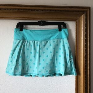 Lululemon light blue active tennis skirt, 6
